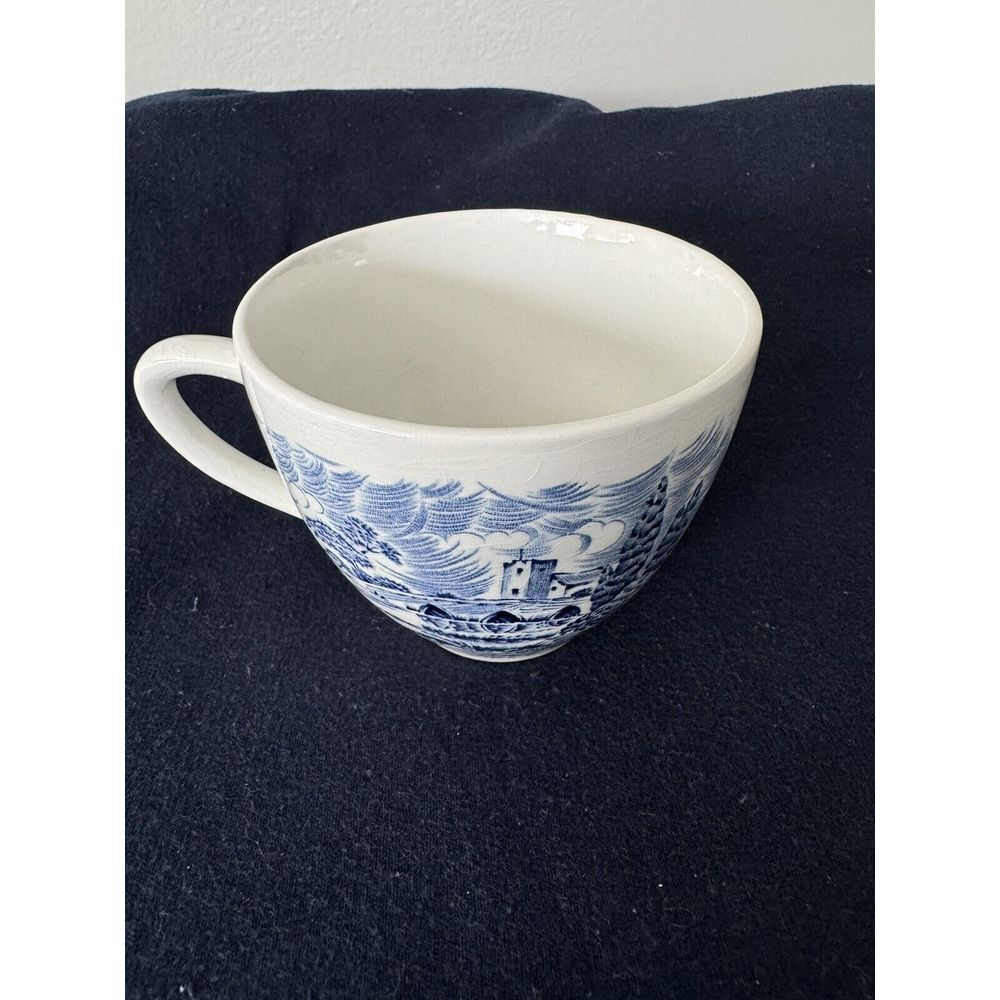 Wedgwood England Countryside Blue Enoch White Tea‎ Coffee Cup Vintage
